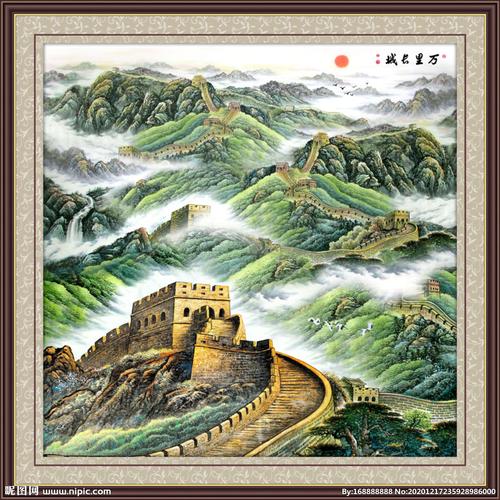 国画长城 笔墨间的山河脊梁与商贸纽带